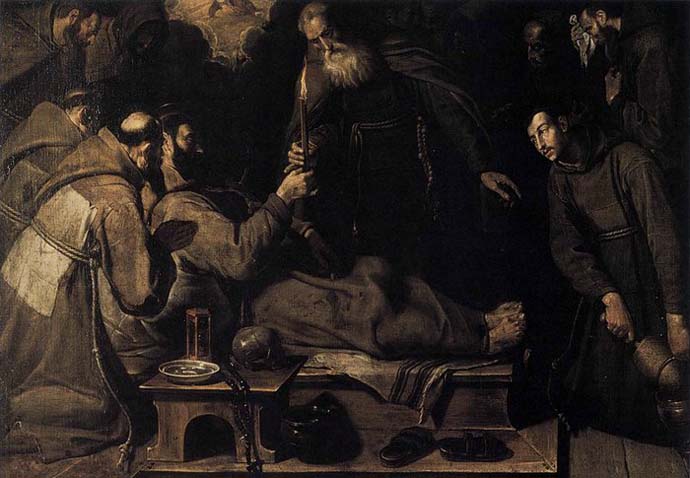 Death of St Francis